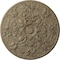 Ekena Millwork Baile Ceiling Medallion (Fits Canopies up to 6"), 31 1/4"OD x 2 1/4"P, Gobi Desert Crackle CM31BAGDC - alternate 1
